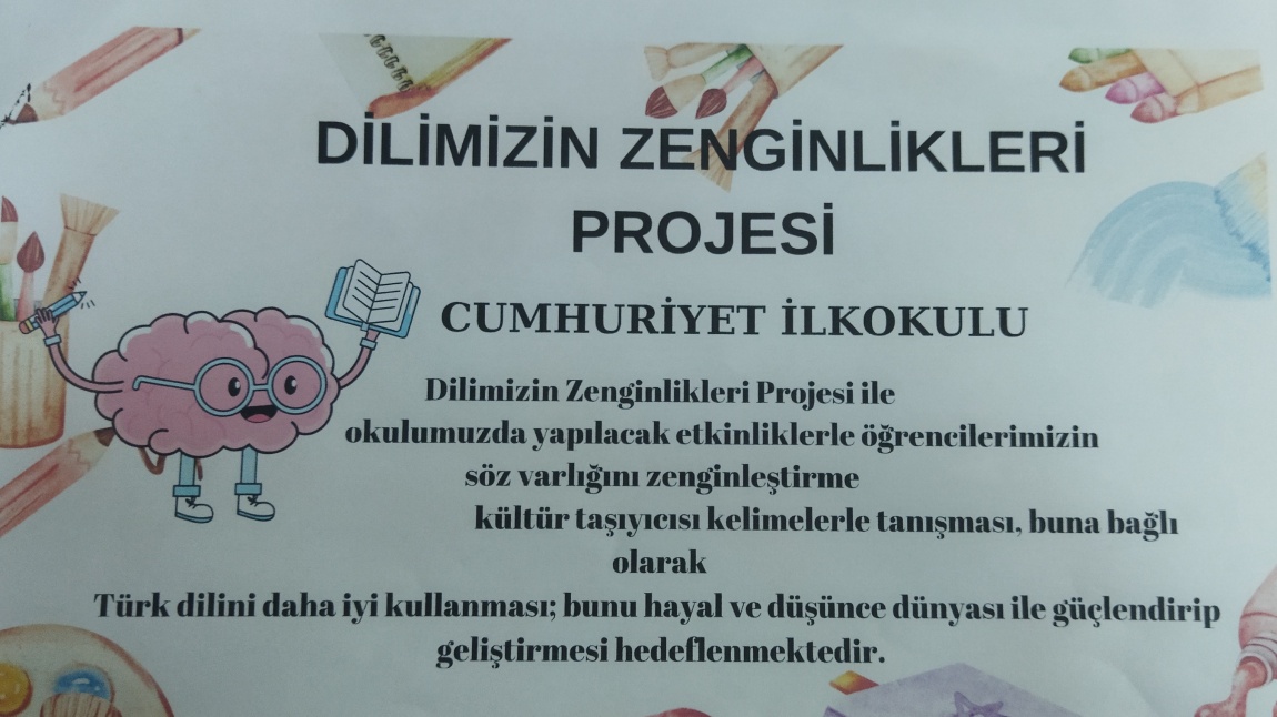 DİLİMİZİN ZENGİNLİKLERİ PROJESİ